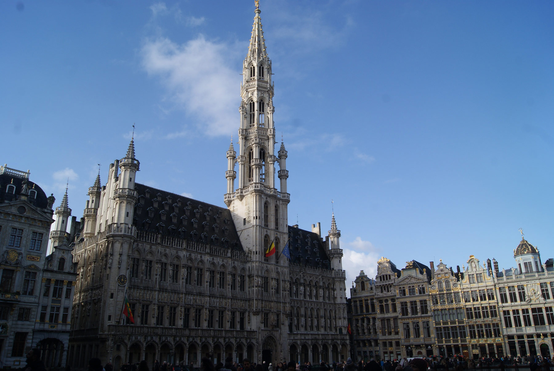 photo bruxelles belgique ville Grande Place cathédrale