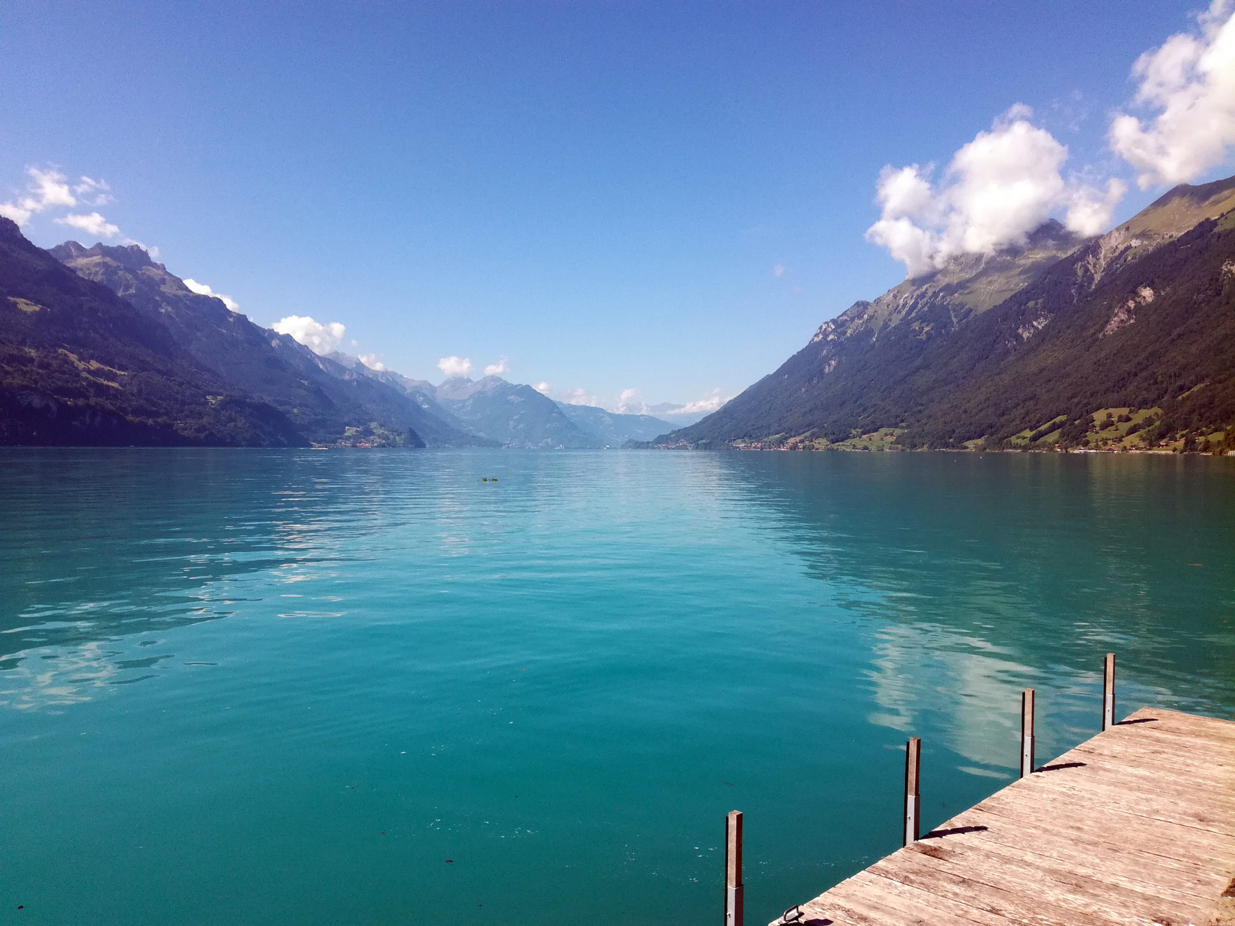 photo Oberland Suisse lac Brienz Interlaken