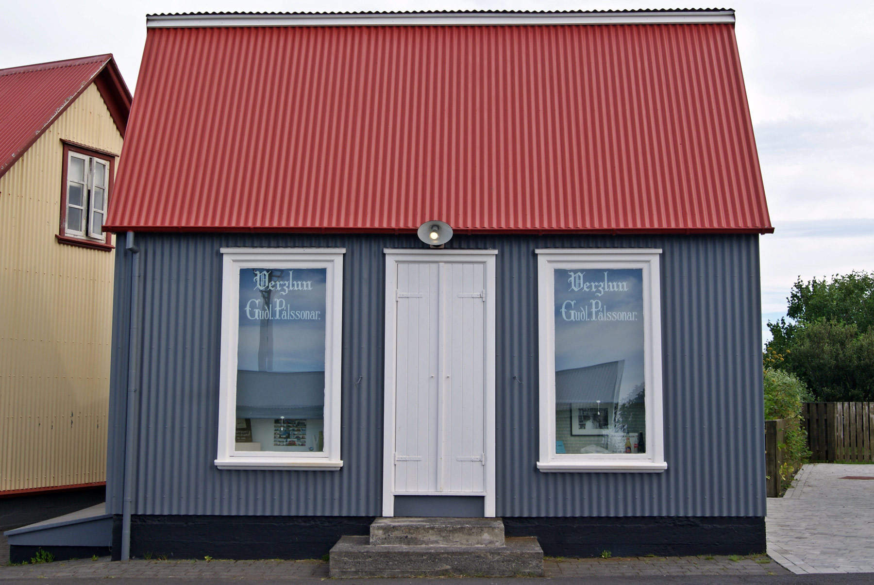 photo Islande paysage cote Sud maison Eyrarbakki