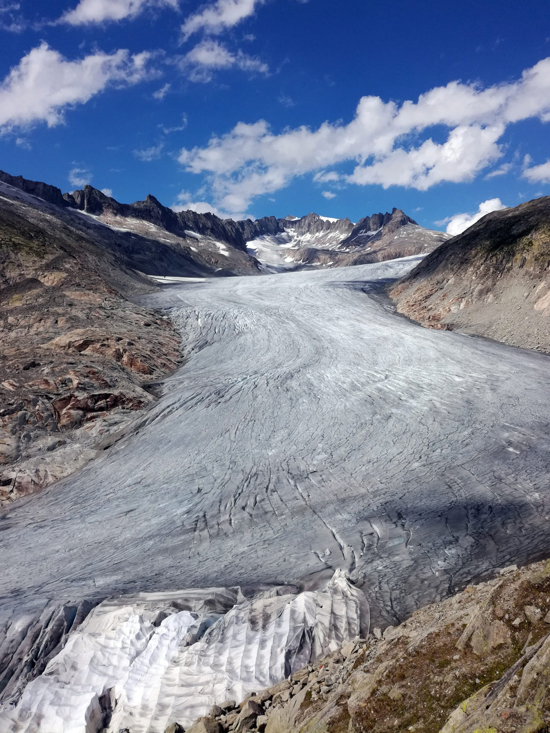 photo le valais Suisse Alpes paysage glacier du Rhône