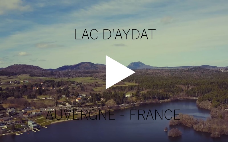 Video Lac d'Aydat Auvergne France drone